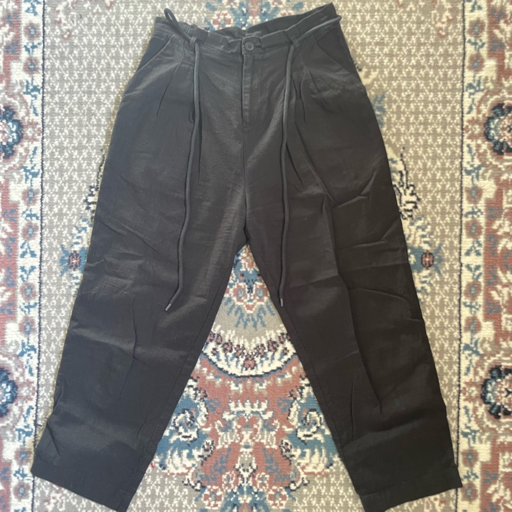 OAK + FORT Black Dress Pants High Waisted